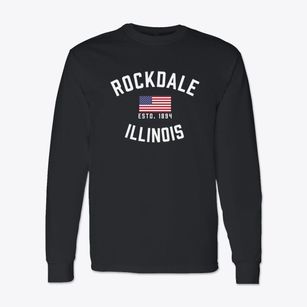 Rockdale Illinois Patriot Classic Long Sleeve T-Shirt