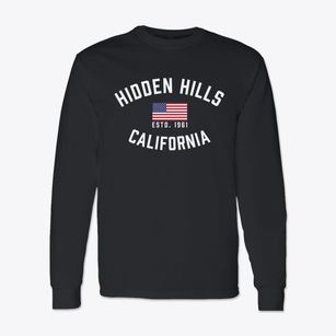 Hidden Hills California Patriot Classic Long Sleeve T-Shirt