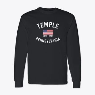 Temple Pennsylvania Patriot Classic Long Sleeve T-Shirt