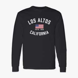 Los Altos California Patriot Classic Long Sleeve T-Shirt
