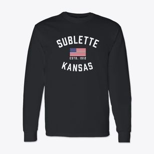 Sublette Kansas Patriot Classic Long Sleeve T-Shirt