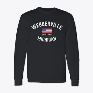 Webberville Michigan Patriot Classic Long Sleeve T-Shirt