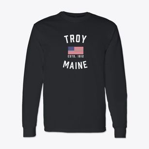 Troy Maine Patriot Classic Long Sleeve T-Shirt