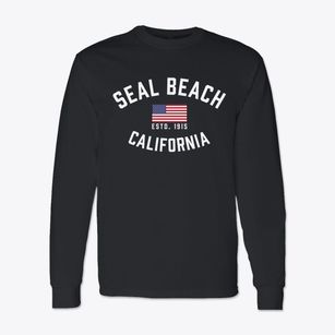 Seal Beach California Patriot Classic Long Sleeve T-Shirt