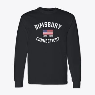 Simsbury Connecticut Patriot Classic Long Sleeve T-Shirt