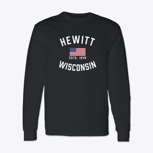 Hewitt Wisconsin Patriot Classic Long Sleeve T-Shirt