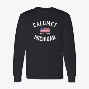 Calumet Michigan Patriot Classic Long Sleeve T-Shirt