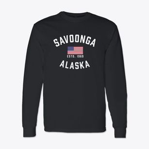 Savoonga Alaska Patriot Classic Long Sleeve T-Shirt