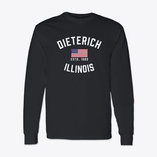 Dieterich Illinois Patriot Classic Long Sleeve T-Shirt