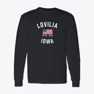 Lovilia Iowa Patriot Classic Long Sleeve T-Shirt
