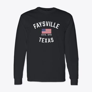 Faysville Texas Patriot Classic Long Sleeve T-Shirt