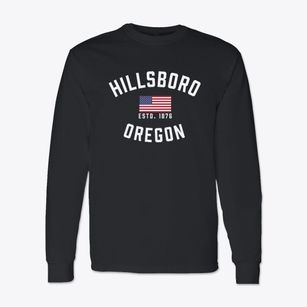 Hillsboro Oregon Patriot Classic Long Sleeve T-Shirt