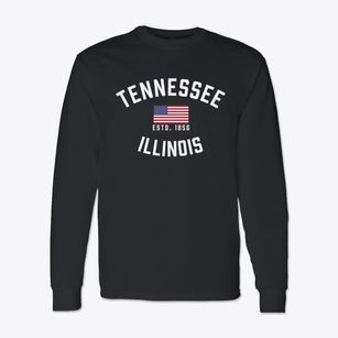 Tennessee Illinois Patriot Classic Long Sleeve T-Shirt