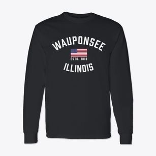 Wauponsee Illinois Patriot Classic Long Sleeve T-Shirt