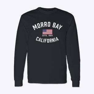 Morro Bay California Patriot Classic Long Sleeve T-Shirt