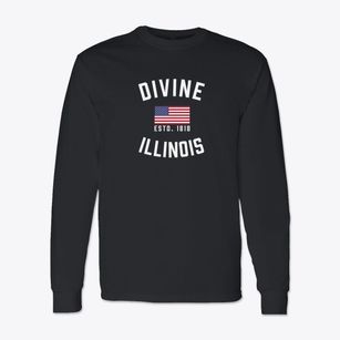 Divine Illinois Patriot Classic Long Sleeve T-Shirt