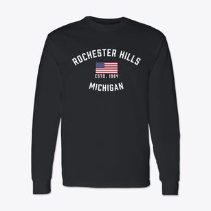 Rochester Hills Michigan Patriot Classic Long Sleeve T-Shirt