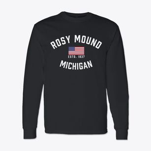 Rosy Mound Michigan Patriot Classic Long Sleeve T-Shirt