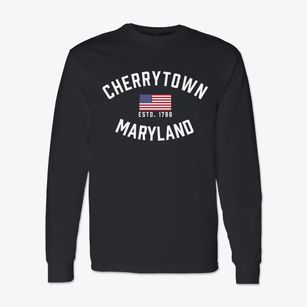 Cherrytown Maryland Patriot Classic Long Sleeve T-Shirt