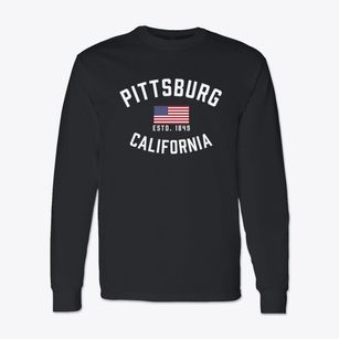 Pittsburg California Patriot Classic Long Sleeve T-Shirt