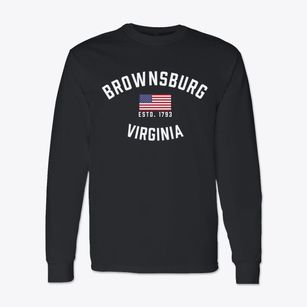Brownsburg Virginia Patriot Classic Long Sleeve T-Shirt