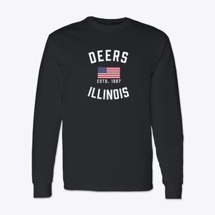 Deers Illinois Patriot Classic Long Sleeve T-Shirt