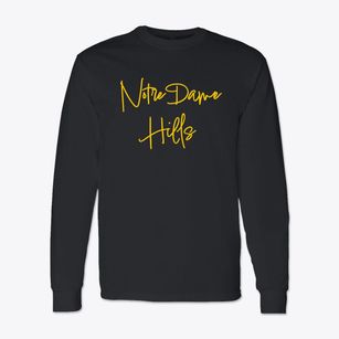 Notre Dame Hills Pennsylvania Freestyle Classic Long Sleeve T-Shirt