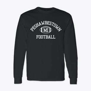 Peshawbestown Michigan Football Classic Long Sleeve T-Shirt