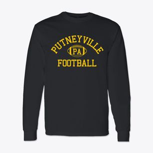 Putneyville Pennsylvania Football Classic Long Sleeve T-Shirt