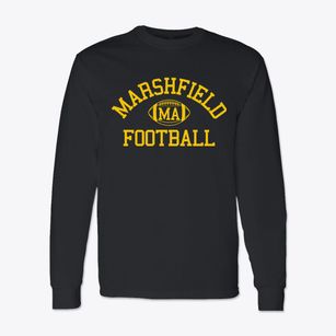 Marshfield Massachusetts Football Classic Long Sleeve T-Shirt