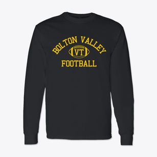 Bolton Valley Vermont Football Classic Long Sleeve T-Shirt