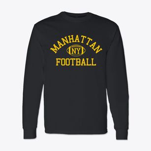 Manhattan New York Football Classic Long Sleeve T-Shirt