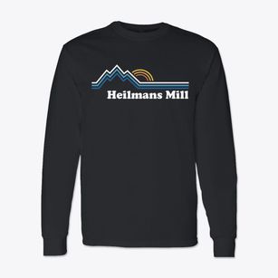 Heilmans Mill North Carolina Mountain View Classic Long Sleeve T-Shirt