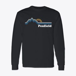 Penfield Kansas Mountain View Classic Long Sleeve T-Shirt
