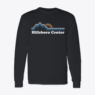 Hillsboro Center New Hampshire Mountain View Classic Long Sleeve T-Shirt