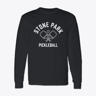 Stone Park Illinois Pickleball Classic Long Sleeve T-Shirt
