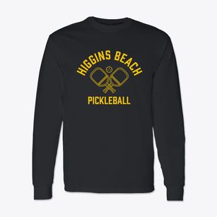 Higgins Beach Maine Pickleball Classic Long Sleeve T-Shirt