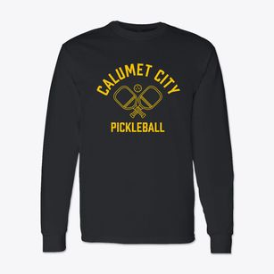 Calumet City Illinois Pickleball Classic Long Sleeve T-Shirt