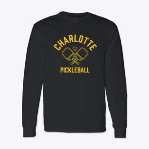 Charlotte North Carolina Pickleball Classic Long Sleeve T-Shirt