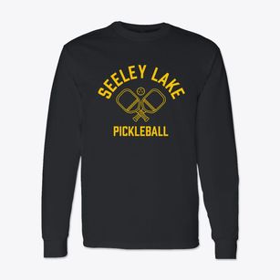 Seeley Lake Montana Pickleball Classic Long Sleeve T-Shirt