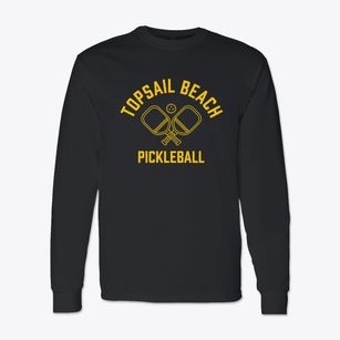 Topsail Beach North Carolina Pickleball Classic Long Sleeve T-Shirt