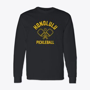Honolulu Hawaii Pickleball Classic Long Sleeve T-Shirt