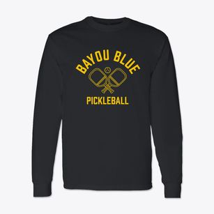 Bayou Blue Louisiana Pickleball Classic Long Sleeve T-Shirt