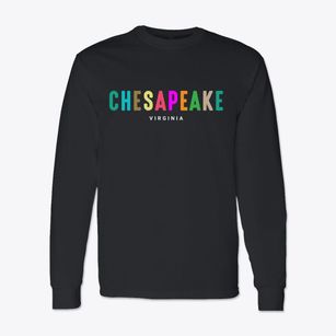 Chesapeake Virginia Color Pop Classic Long Sleeve T-Shirt