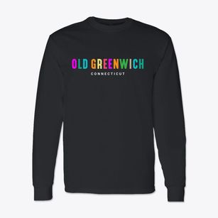 Old Greenwich Connecticut Color Pop Classic Long Sleeve T-Shirt