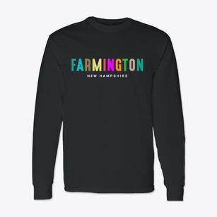 Farmington New Hampshire Color Pop Classic Long Sleeve T-Shirt