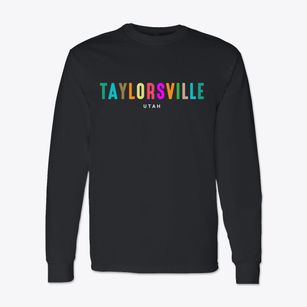 Taylorsville Utah Color Pop Classic Long Sleeve T-Shirt