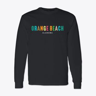 Orange Beach Alabama Color Pop Classic Long Sleeve T-Shirt