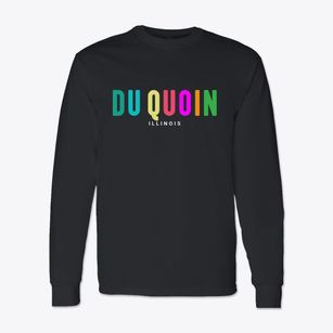 Du Quoin Illinois Color Pop Classic Long Sleeve T-Shirt