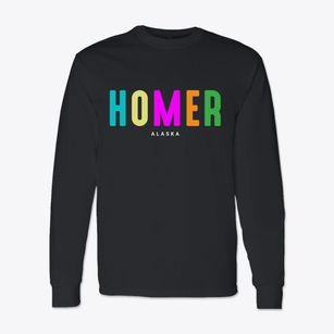Homer Alaska Color Pop Classic Long Sleeve T-Shirt